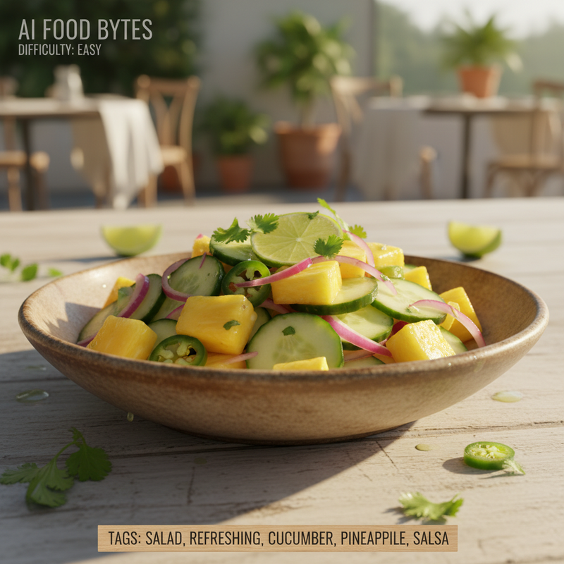 Pineapple and Cucumber Salsa Salad hero image