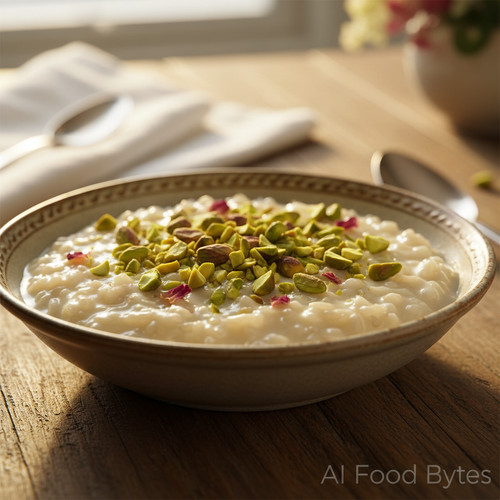 Pistachio Rosewater Rice Pudding preview
