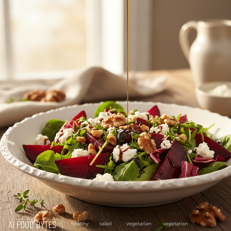 Roasted Beet and Goat Cheese Salad hero image