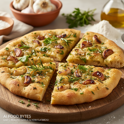 Roasted Garlic and Herb Flatbread preview