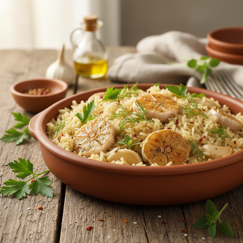 Roasted Garlic and Herb Rice Pilaf preview