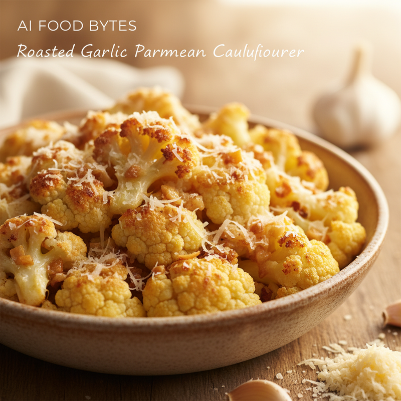 Roasted Garlic Parmesan Cauliflower hero image