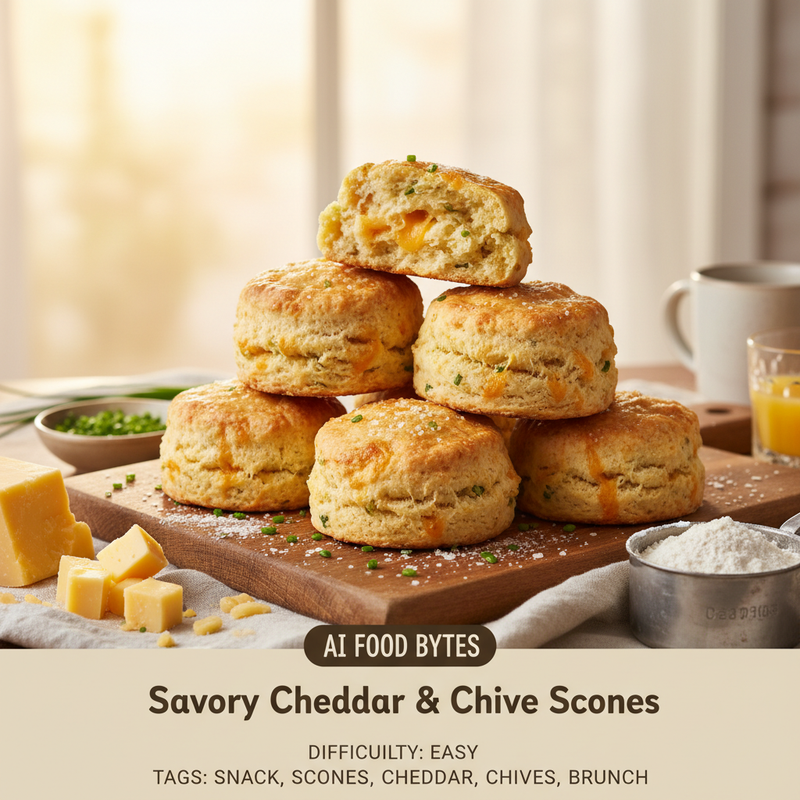 Savory Cheddar and Chive Scones hero image