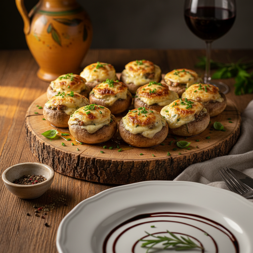 Savory Herb and Cheese Stuffed Mushrooms preview