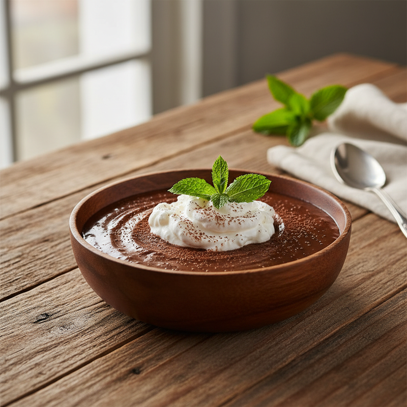 Silky Chocolate Avocado Pudding hero image