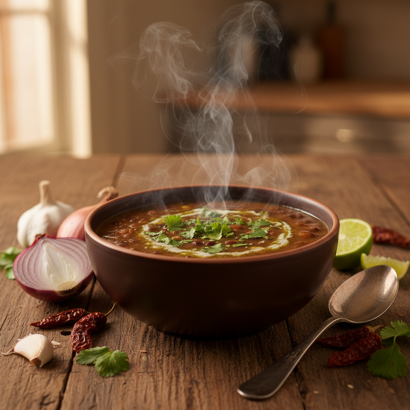 Smoky Chipotle Black Bean Soup hero image