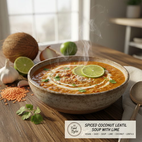 Spiced Coconut Lentil Soup with Lime preview