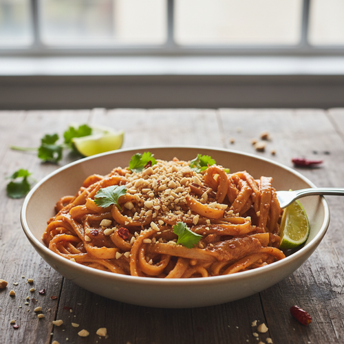 Spicy Thai Peanut Noodles preview