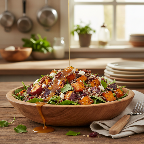 Sweet Potato and Quinoa Salad with Maple Vinaigrette preview