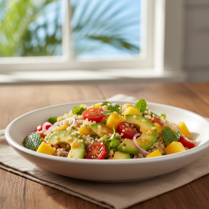 Tropical Quinoa Salad with Mango and Avocado hero image