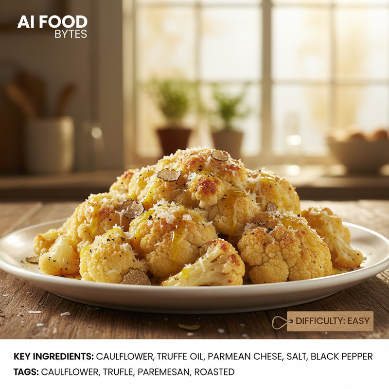 Truffle Parmesan Roasted Cauliflower hero image
