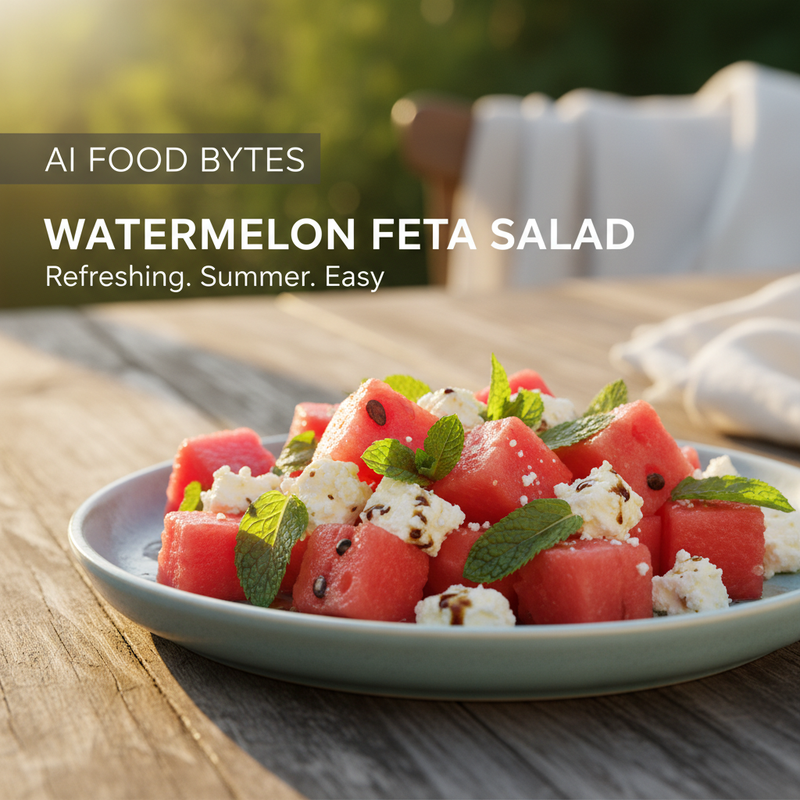 Watermelon Feta Salad with Mint hero image