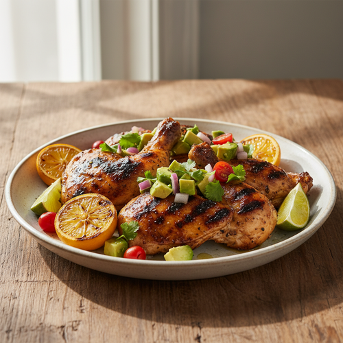 Zesty Citrus Grilled Chicken with Avocado Salsa preview