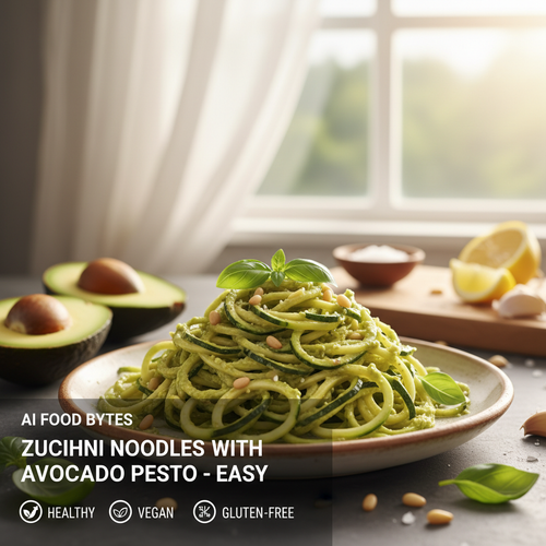 Zucchini Noodles with Avocado Pesto preview